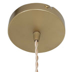 Hanglamp Grazio Glass 3494ME Messing met E14 fitting