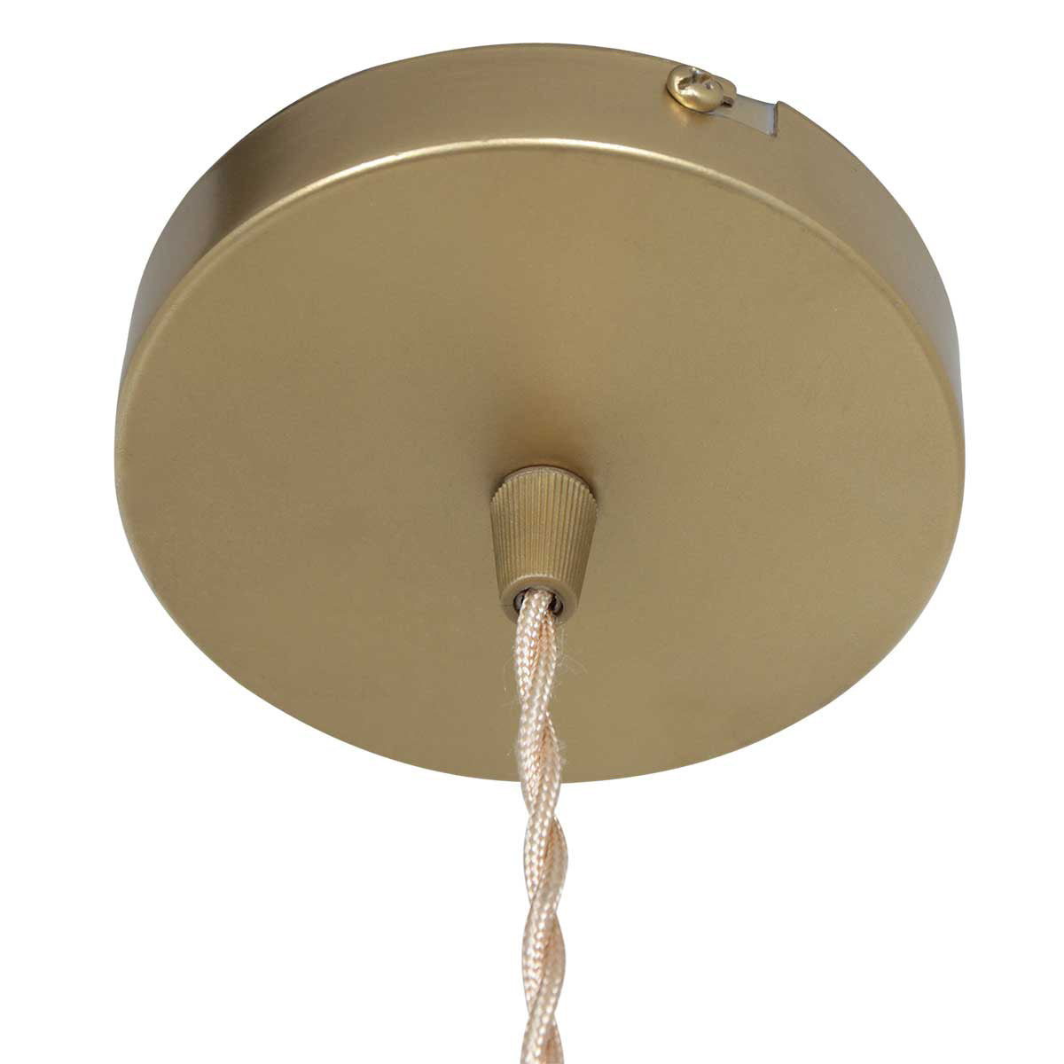 Hanglamp Grazio Glass 3494ME Messing met E14 fitting