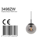 Hanglamp Bollique 3498ZW Zwart