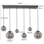 Hanglamp Bollique 3499ZW Zwart