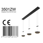 Hanglamp Piola 3501ZW Zwart