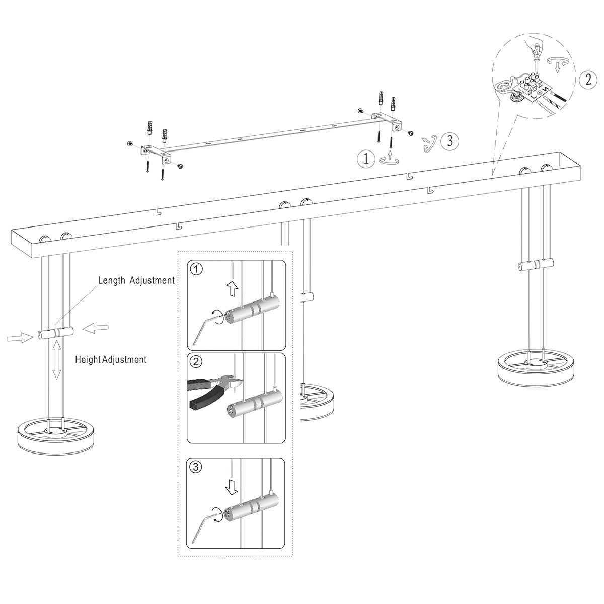 Hanglamp Piola 3501ZW Zwart