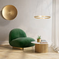 Hanglamp Ringlux 3502GO gouden LED ringlamp Ø60 cm