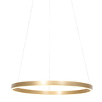 Hanglamp Ringlux 3502GO gouden LED ringlamp Ø60 cm
