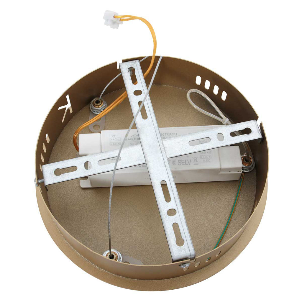 Hanglamp Ringlux 3502GO gouden LED ringlamp Ø60 cm