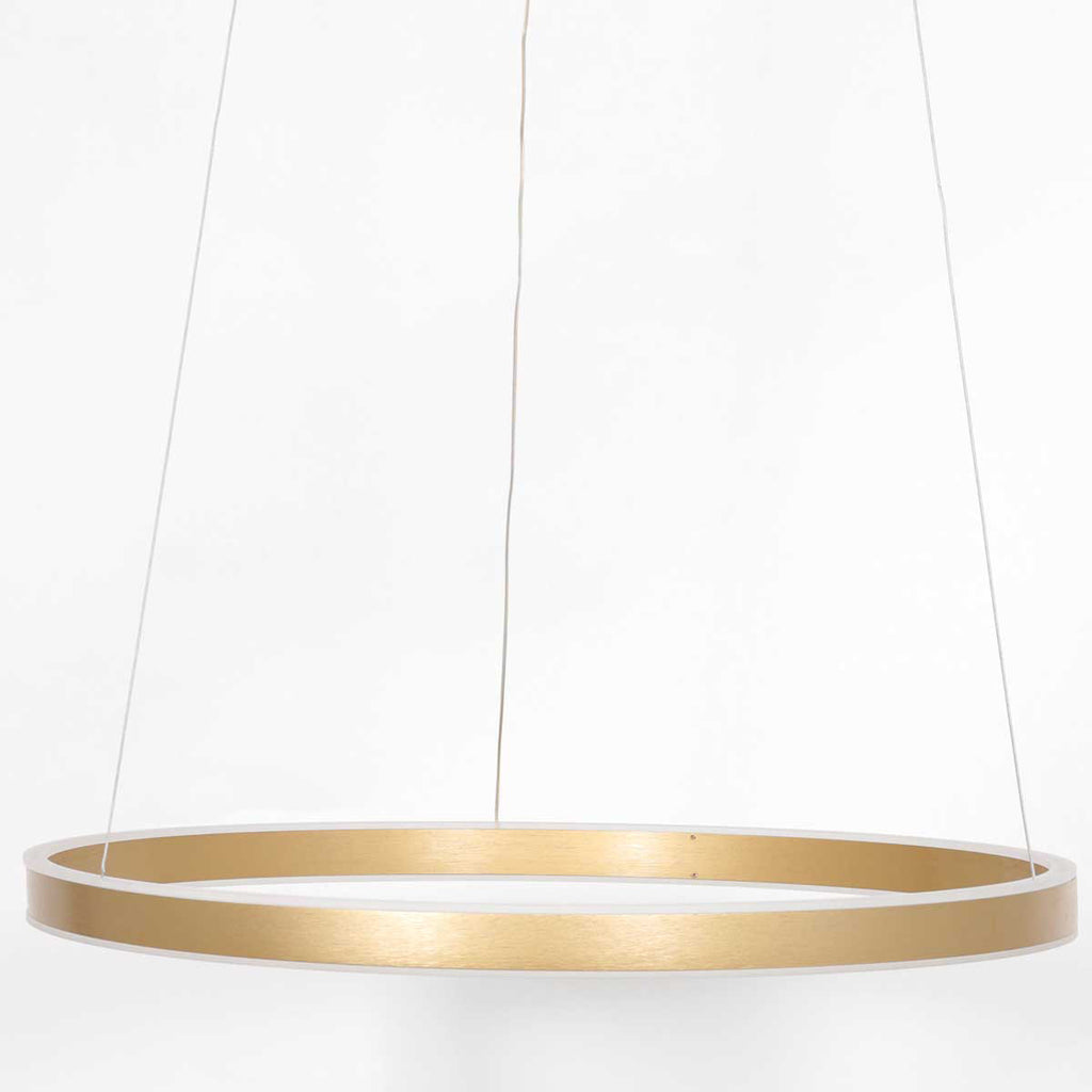 Hanglamp Ringlux 3502GO gouden LED ringlamp Ø60 cm