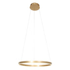 Hanglamp Ringlux 3502GO gouden LED ringlamp Ø60 cm