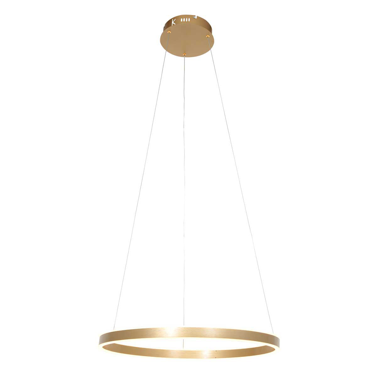 Hanglamp Ringlux 3502GO gouden LED ringlamp Ø60 cm
