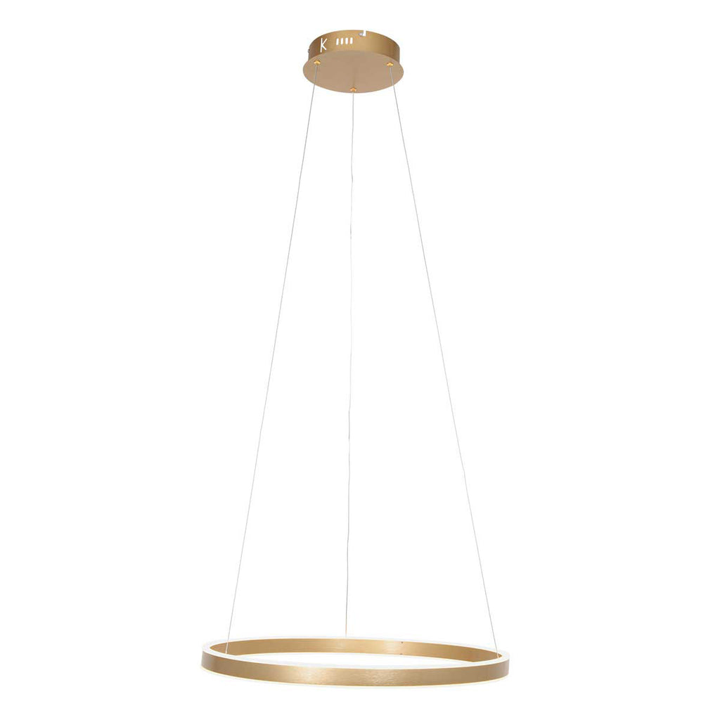 Hanglamp Ringlux 3502GO gouden LED ringlamp Ø60 cm