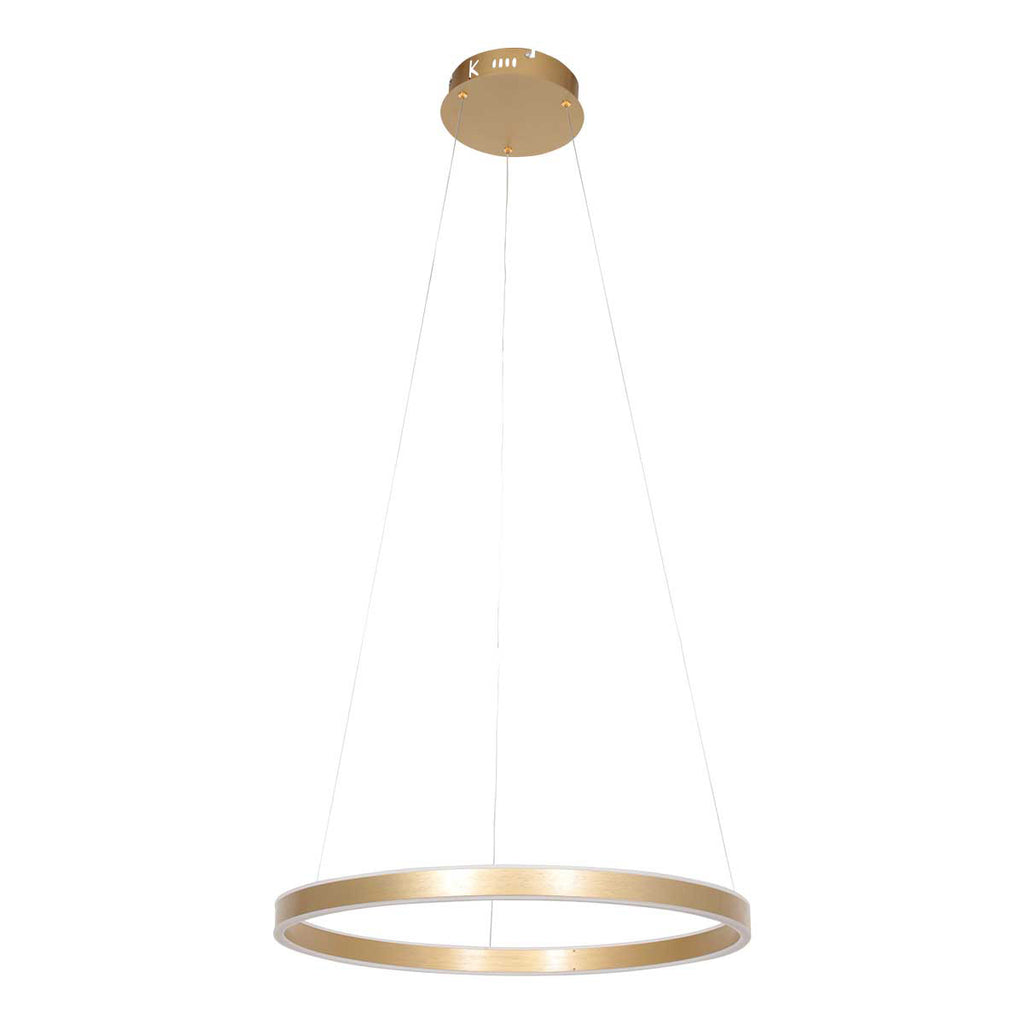 Hanglamp Ringlux 3502GO gouden LED ringlamp Ø60 cm