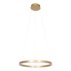 Hanglamp Ringlux 3502GO gouden LED ringlamp Ø60 cm