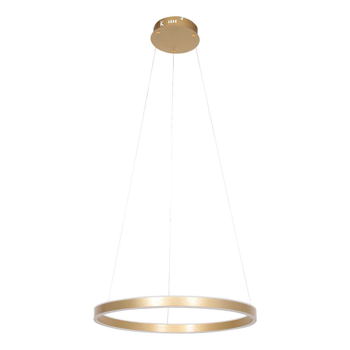 Hanglamp Ringlux 3502GO gouden LED ringlamp Ø60 cm