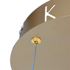 Hanglamp Ringlux 3502GO gouden LED ringlamp Ø60 cm