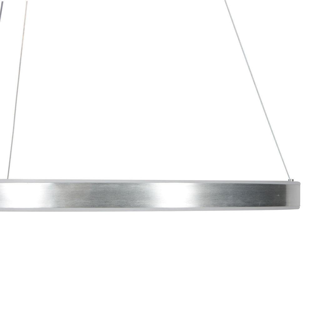 Hanglamp Ringlux 3502ST stalen LED ringlamp Ø60 cm