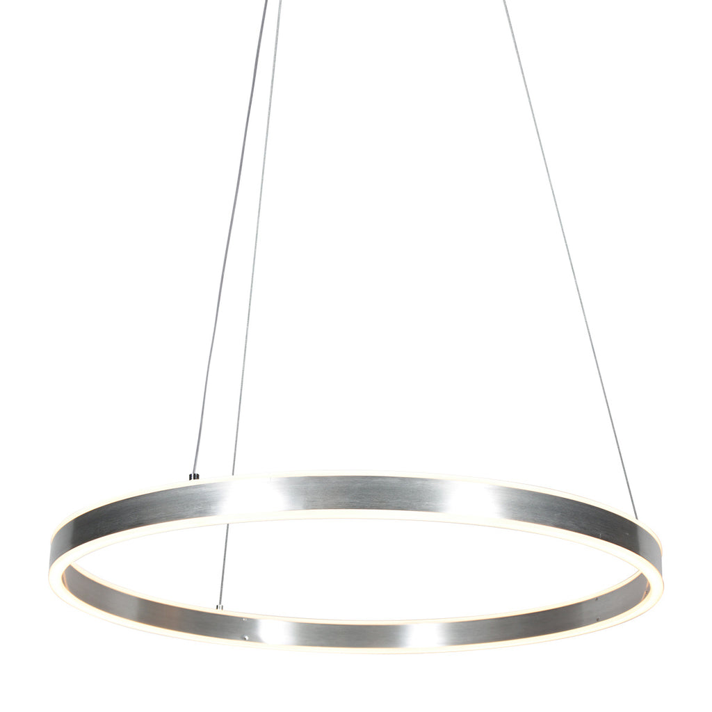 Hanglamp Ringlux 3502ST stalen LED ringlamp Ø60 cm
