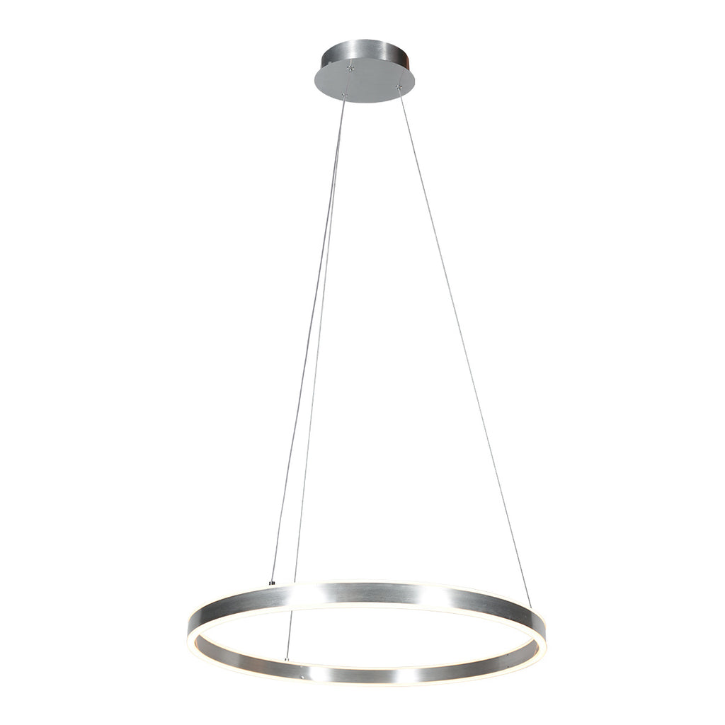 Hanglamp Ringlux 3502ST stalen LED ringlamp Ø60 cm