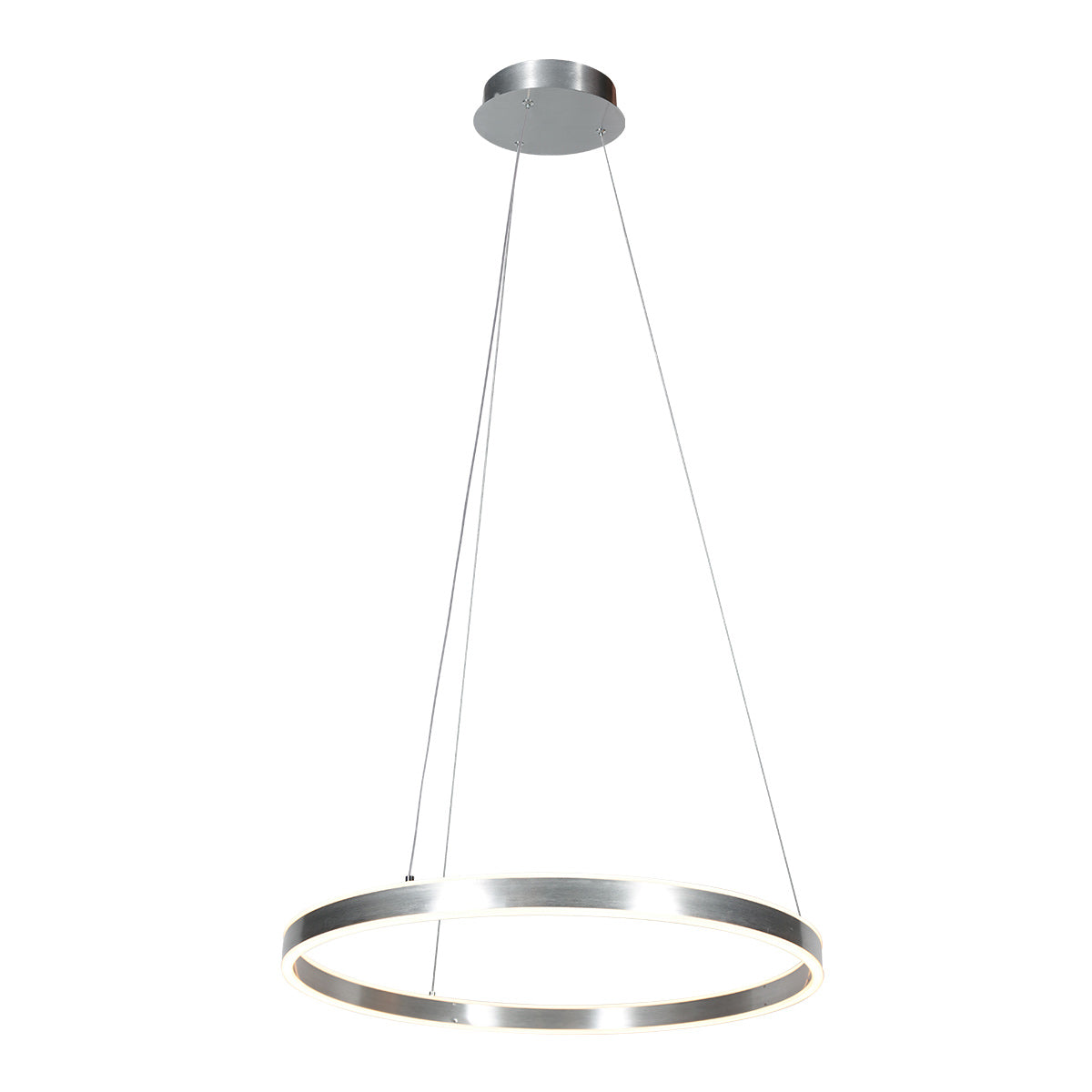 Hanglamp Ringlux 3502ST stalen LED ringlamp Ø60 cm