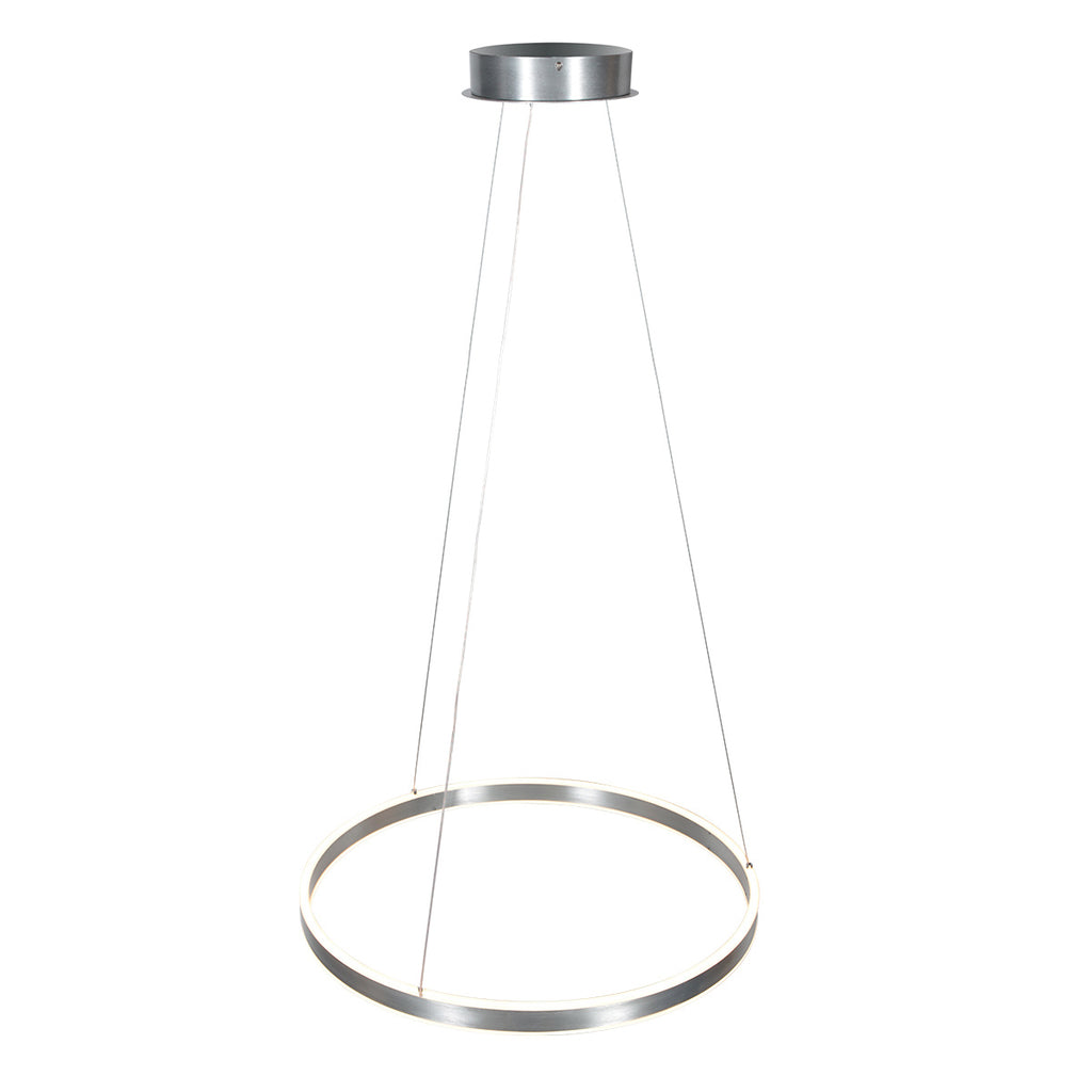 Hanglamp Ringlux 3502ST stalen LED ringlamp Ø60 cm