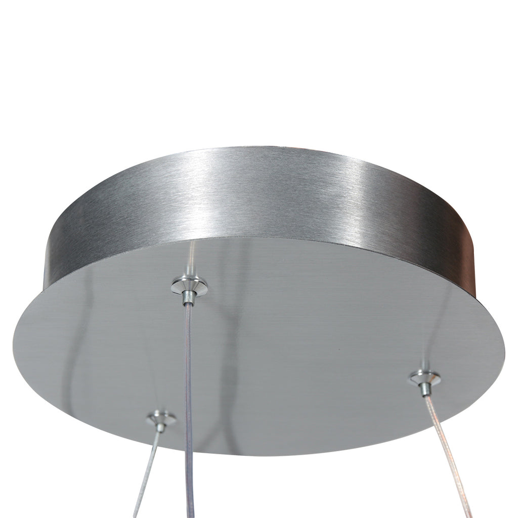 Hanglamp Ringlux 3502ST stalen LED ringlamp Ø60 cm