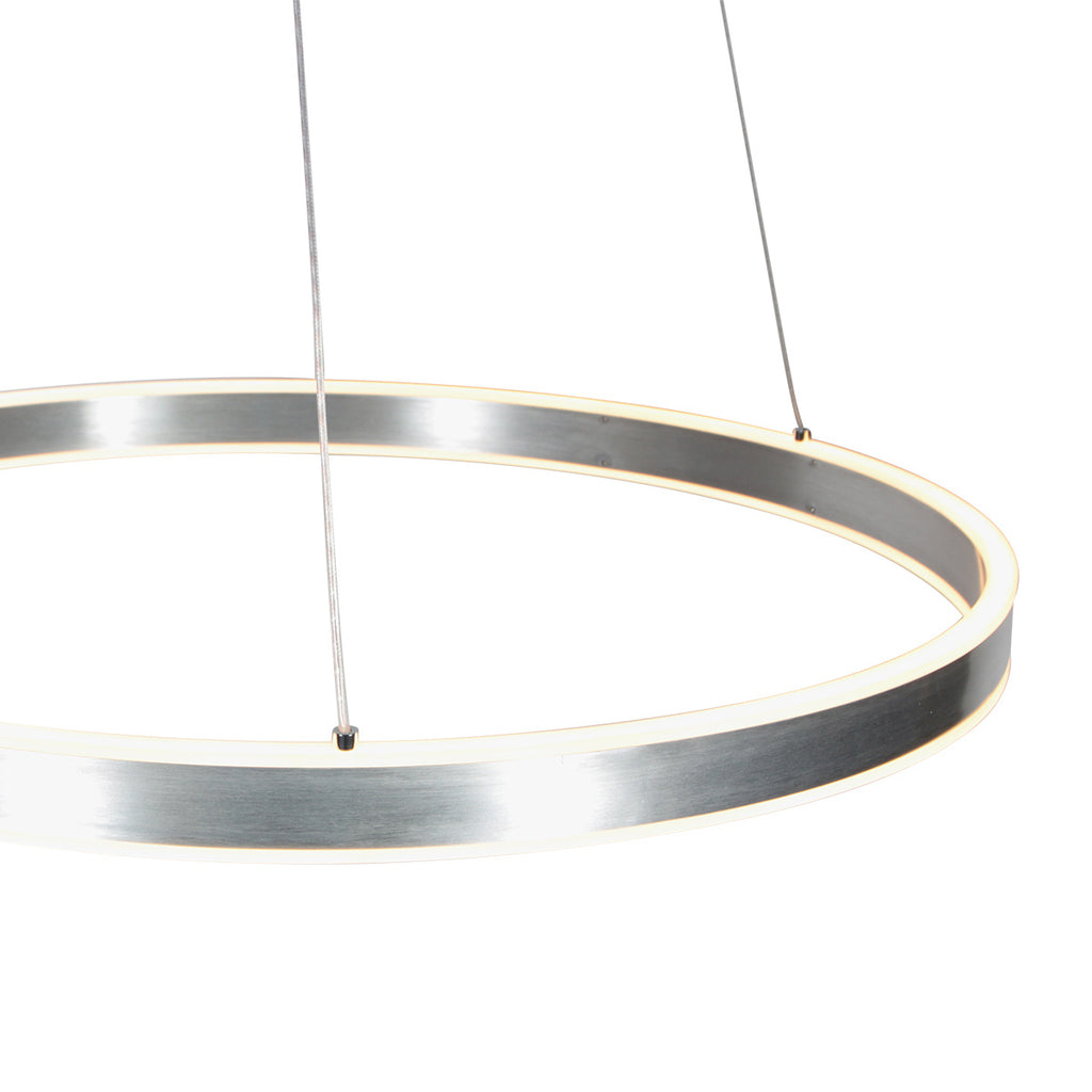 Hanglamp Ringlux 3502ST stalen LED ringlamp Ø60 cm