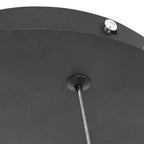 Hanglamp Ringlux 3502ZW zwarte LED ringlamp Ø 60 cm