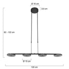 Hanglamp Turound 3512ZW Zwart