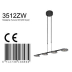 Hanglamp Turound 3512ZW Zwart
