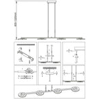 Hanglamp Turound 3512ZW Zwart