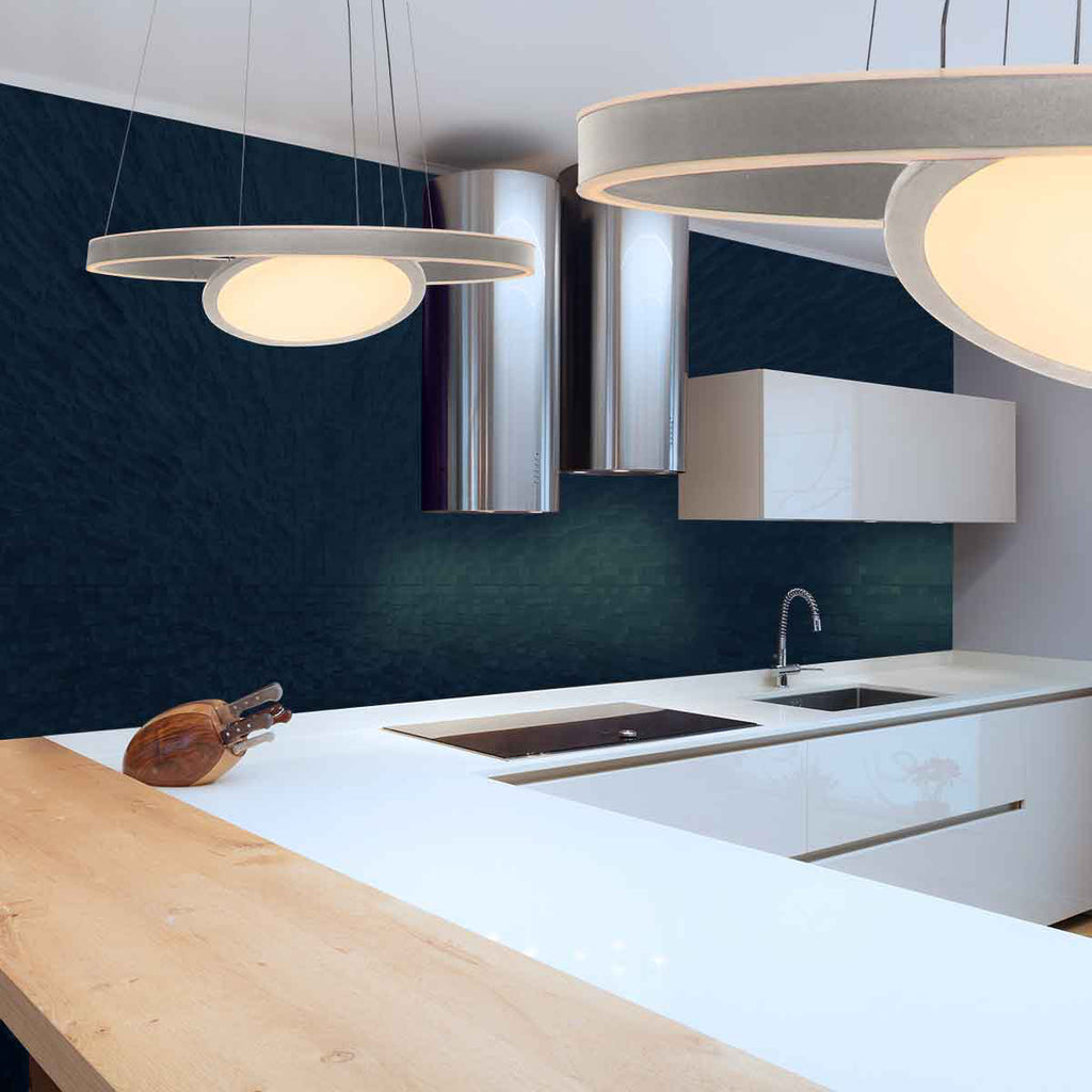 Hanglamp Ringlux 3514ST Staal 60cm met binnenplaat