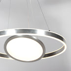 Hanglamp Ringlux 3514ST Staal 60cm met binnenplaat