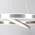 Hanglamp Ringlux 3514ST Staal 60cm met binnenplaat