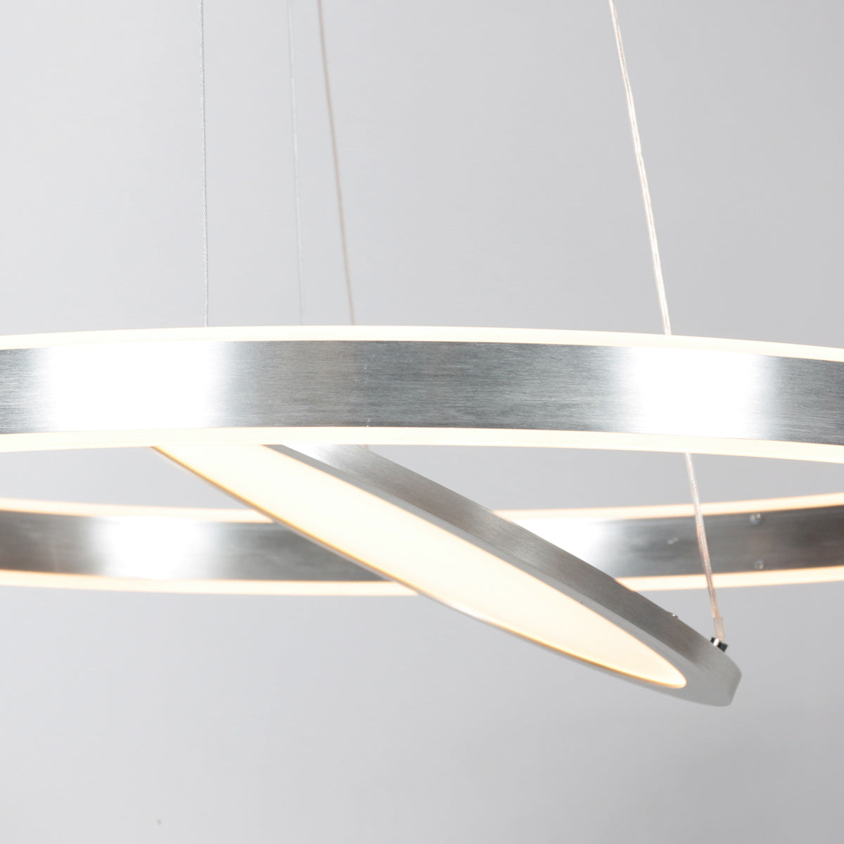 Hanglamp Ringlux 3514ST Staal 60cm met binnenplaat
