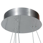 Hanglamp Ringlux 3514ST Staal 60cm met binnenplaat