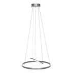 Hanglamp Ringlux 3514ST Staal 60cm met binnenplaat