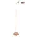 Vloerlamp Soleil accu 3515BR geborsteld brons met zwenkarm