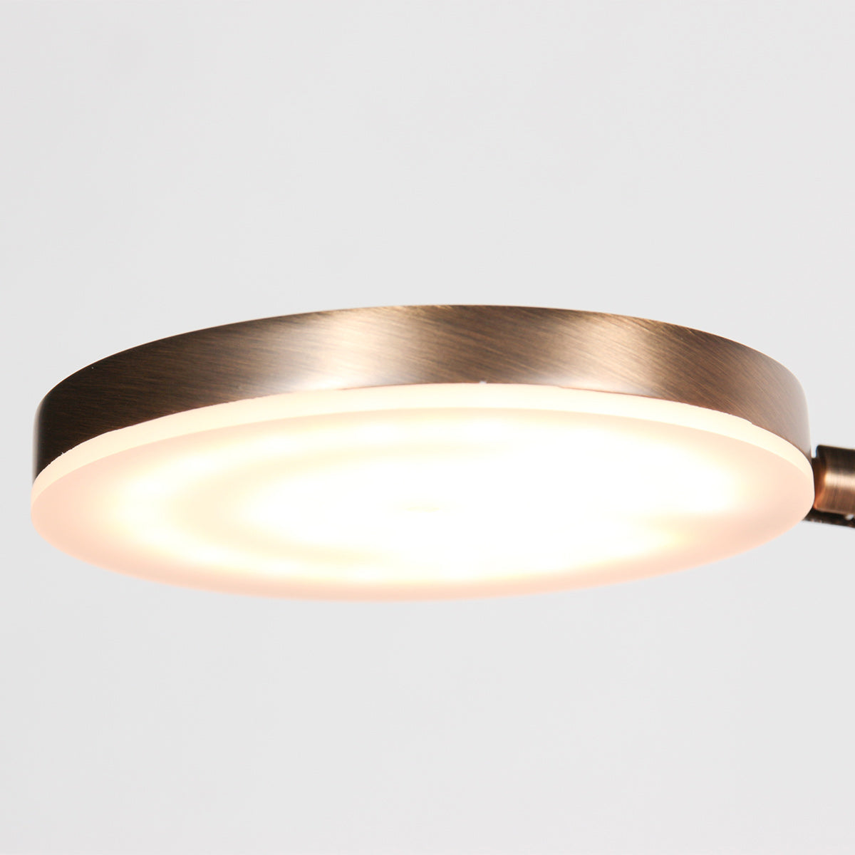 Vloerlamp Soleil accu 3515BR geborsteld brons met zwenkarm