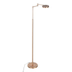 Vloerlamp Soleil accu 3515BR geborsteld brons met zwenkarm