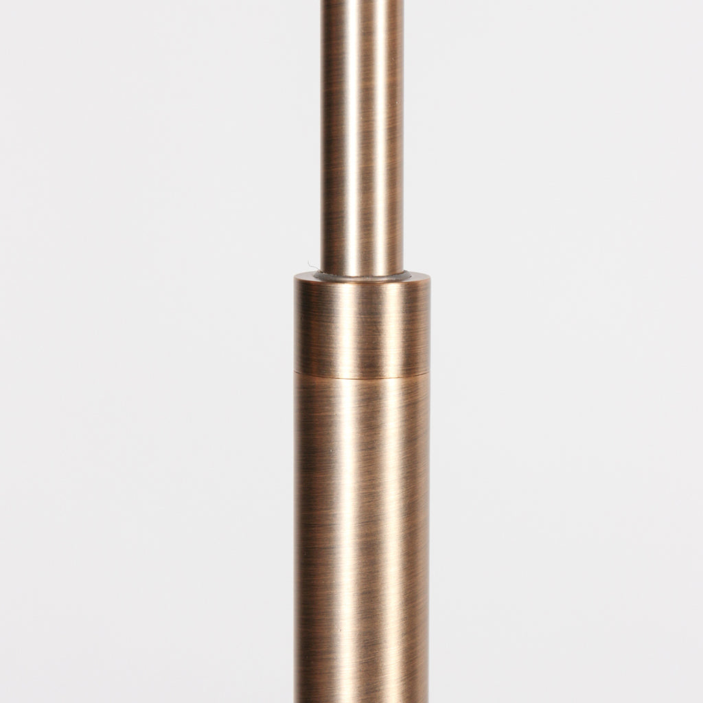 Vloerlamp Soleil accu 3515BR geborsteld brons met zwenkarm