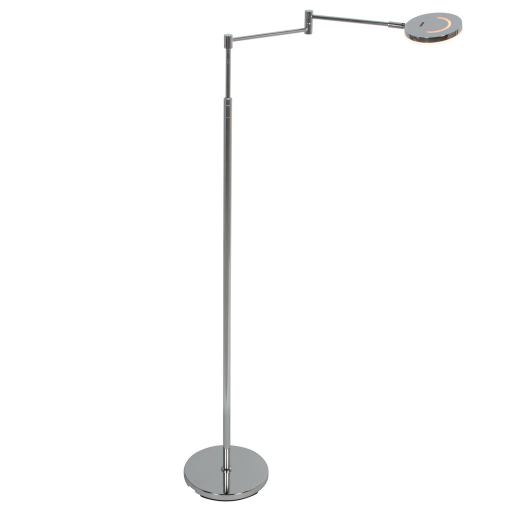Soleil 3515CH vloerlamp – oplaadbaar leeslamp-design in chroom