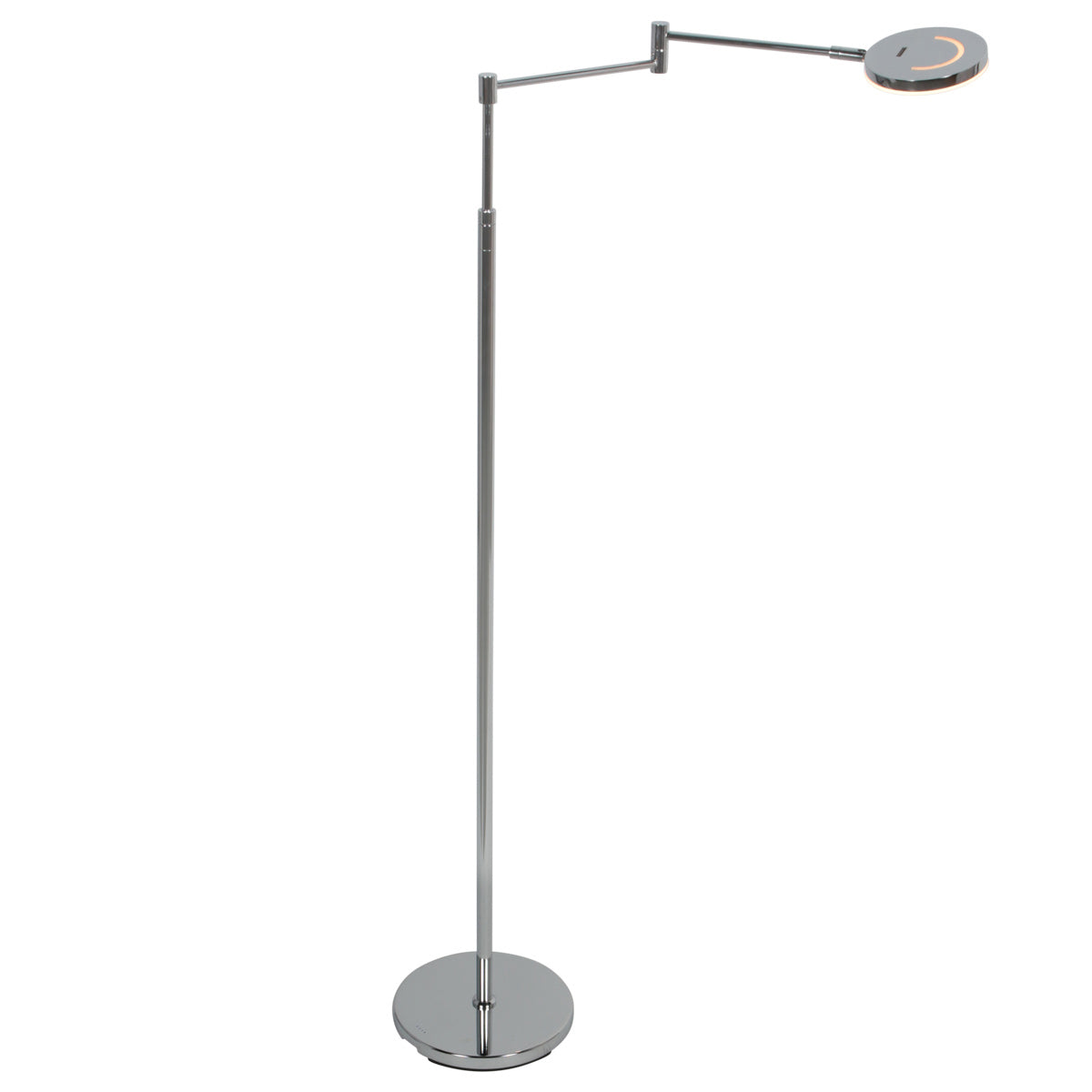 Soleil 3515CH vloerlamp – oplaadbaar leeslamp-design in chroom