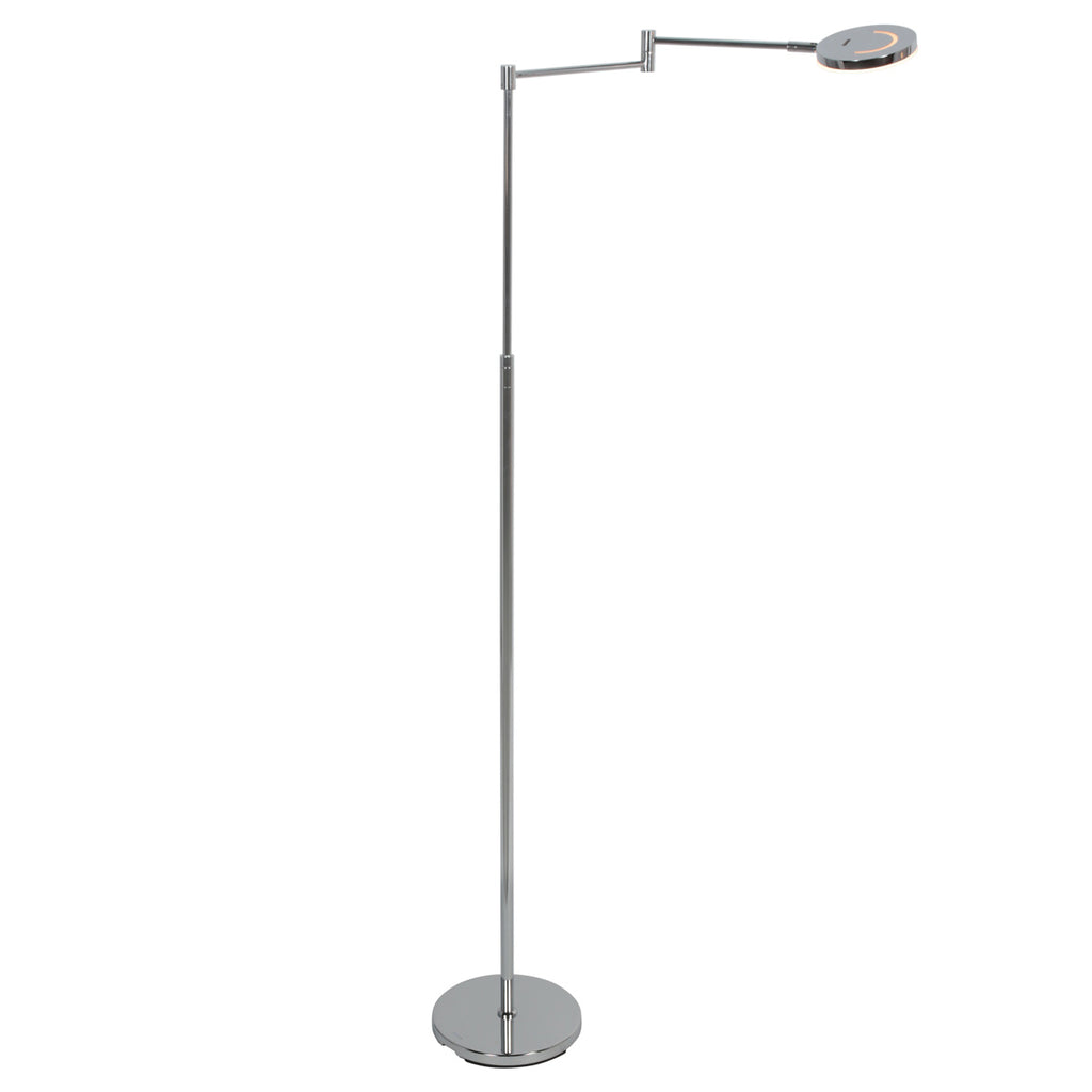 Soleil 3515CH vloerlamp – oplaadbaar leeslamp-design in chroom