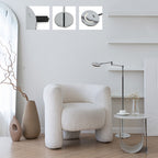 Soleil 3515CH vloerlamp – oplaadbaar leeslamp-design in chroom