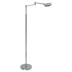 Soleil 3515CH vloerlamp – oplaadbaar leeslamp-design in chroom
