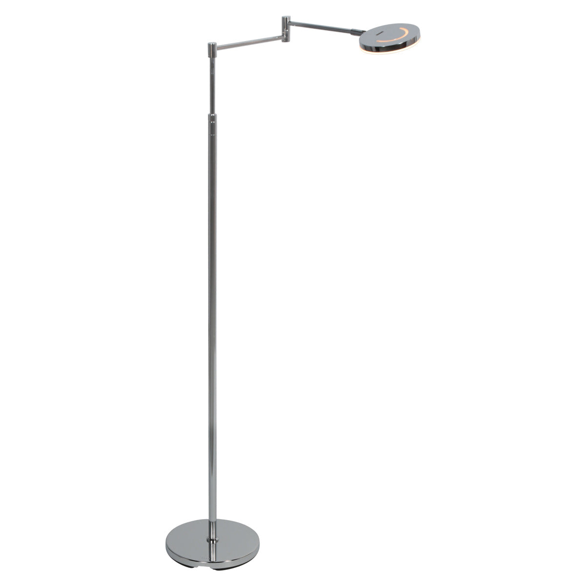 Soleil 3515CH vloerlamp – oplaadbaar leeslamp-design in chroom