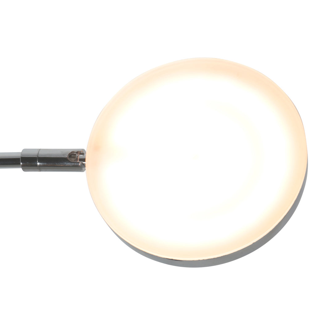 Soleil 3515CH vloerlamp – oplaadbaar leeslamp-design in chroom