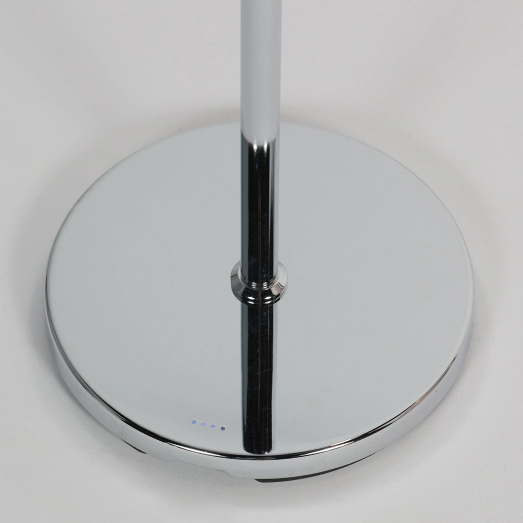 Soleil 3515CH vloerlamp – oplaadbaar leeslamp-design in chroom