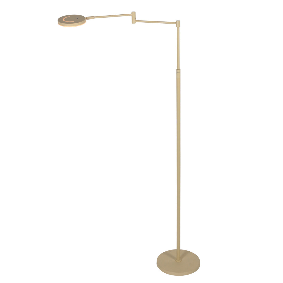 Soleil 3515CR vloerlamp – draadloze leeslamp in zachte crèmetint