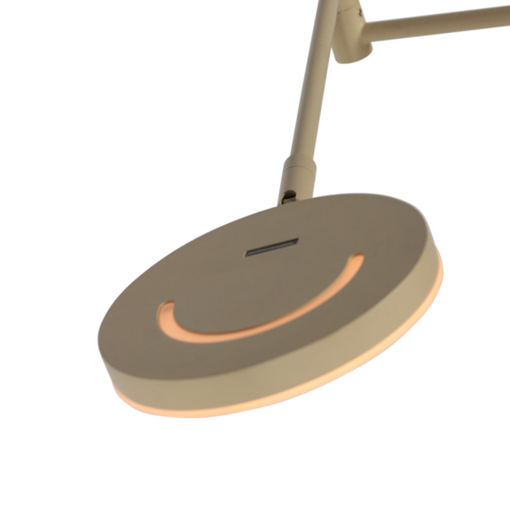 Soleil 3515CR vloerlamp – draadloze leeslamp in zachte crèmetint
