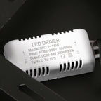 Plafondlamp Ringlux 3655ZW zwarte plafondlamp met warm LED licht