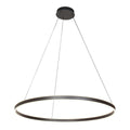 Hanglamp Ringlux 3676ZW Zwart rond 100cm 7200 Lumen